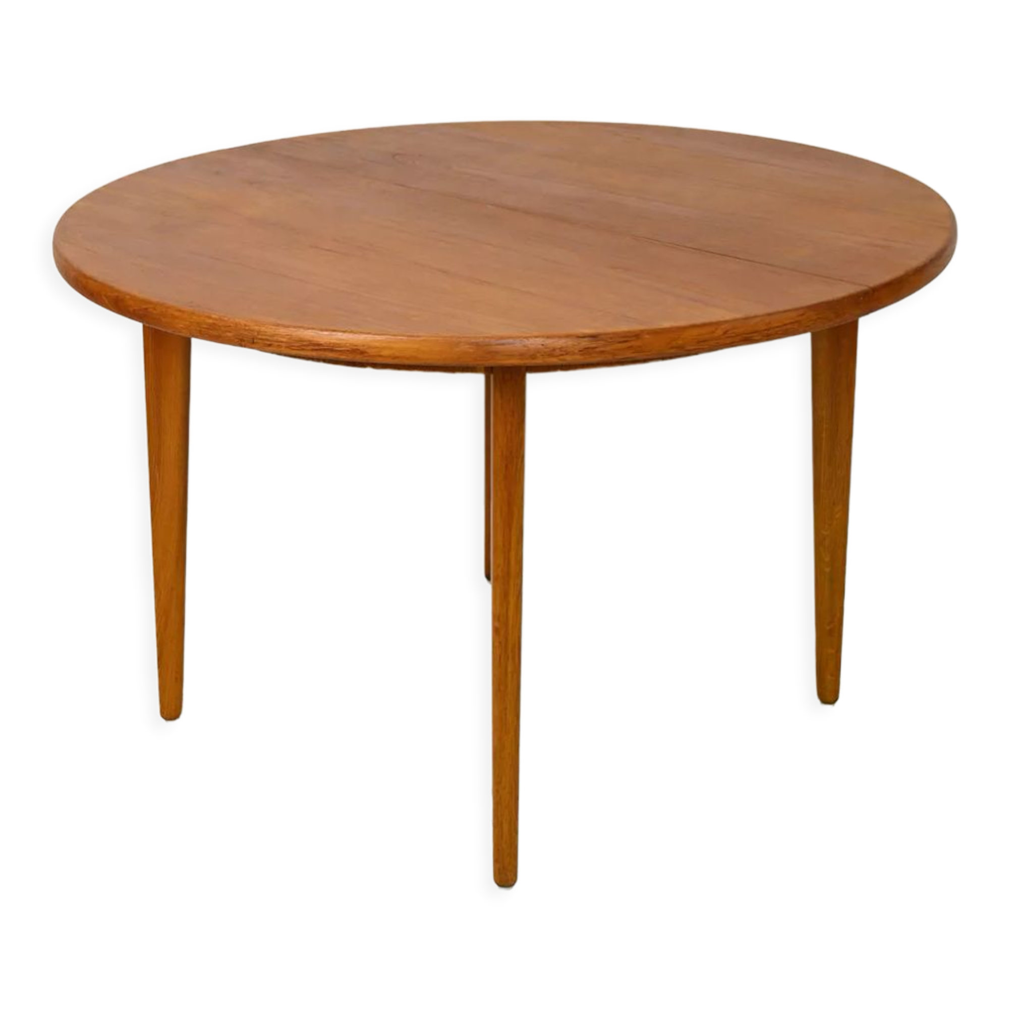 Vintage round extendable table