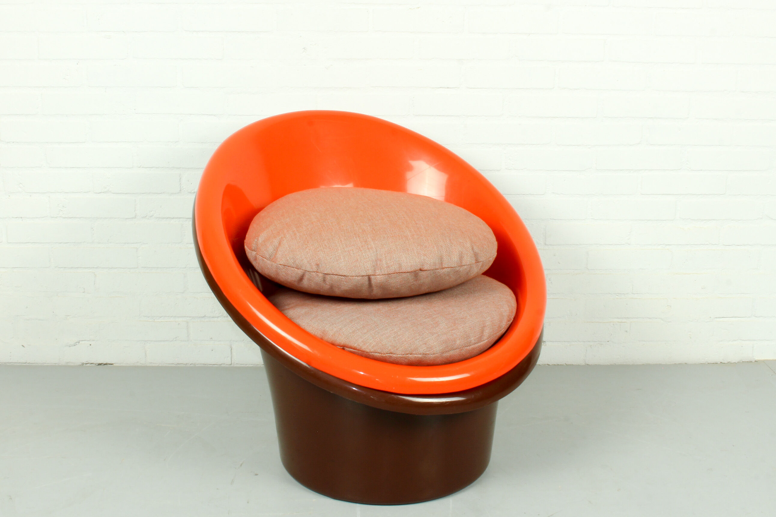 Pair of 2 Skopa lounge chairs by Ole Gjerløv Knudsen & Torben Lind for IKEA, 1970s