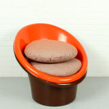 Pair of 2 Skopa lounge chairs by Ole Gjerløv Knudsen & Torben Lind for IKEA, 1970s