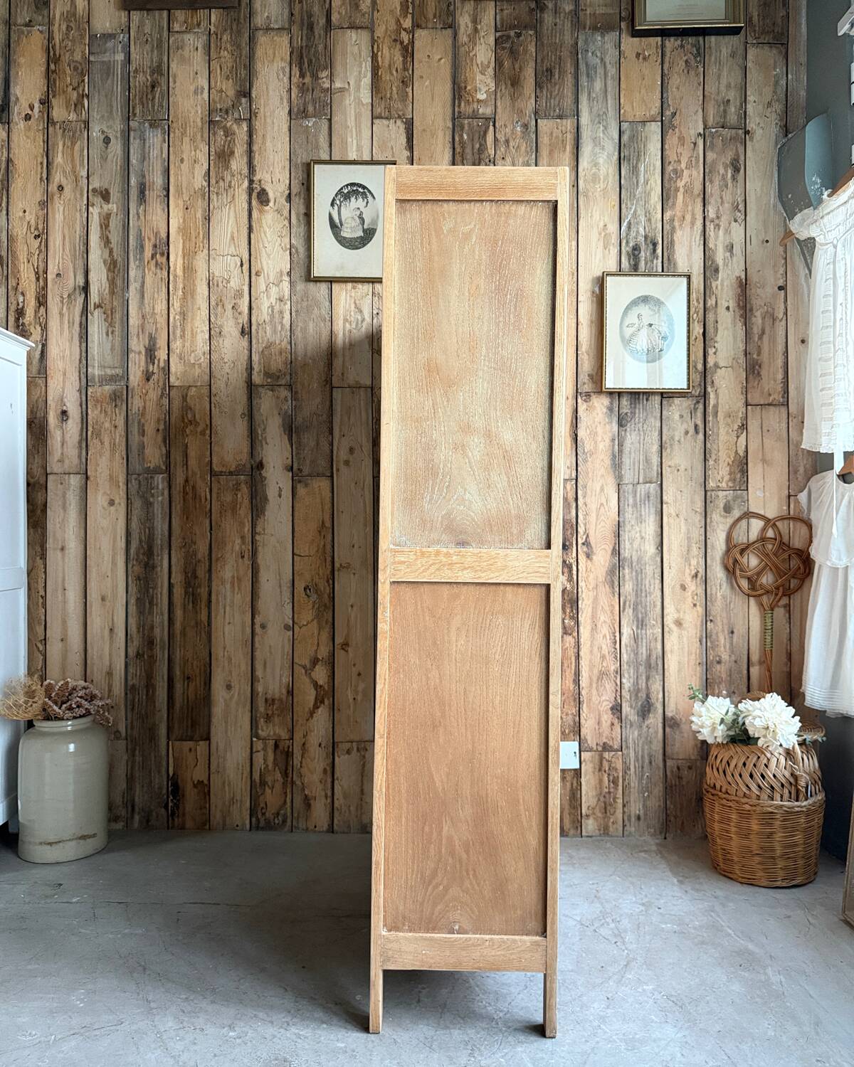 Vitrine art déco en chêne (rénovée)