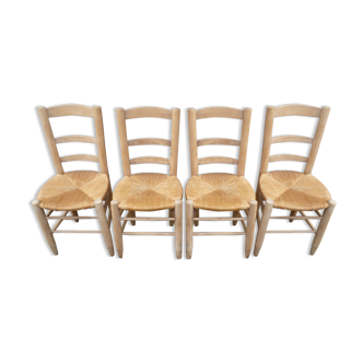 Suite of 4 mulched chairs