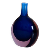Bouteille grande en verre de Murano par Flavio Poli pour Seguso Vetri D'Arte, Italie, années 1960.