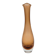 Vase en verre ambré