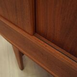 Teak highboard, Danish design, 1970s, manufactured by Børge Dam