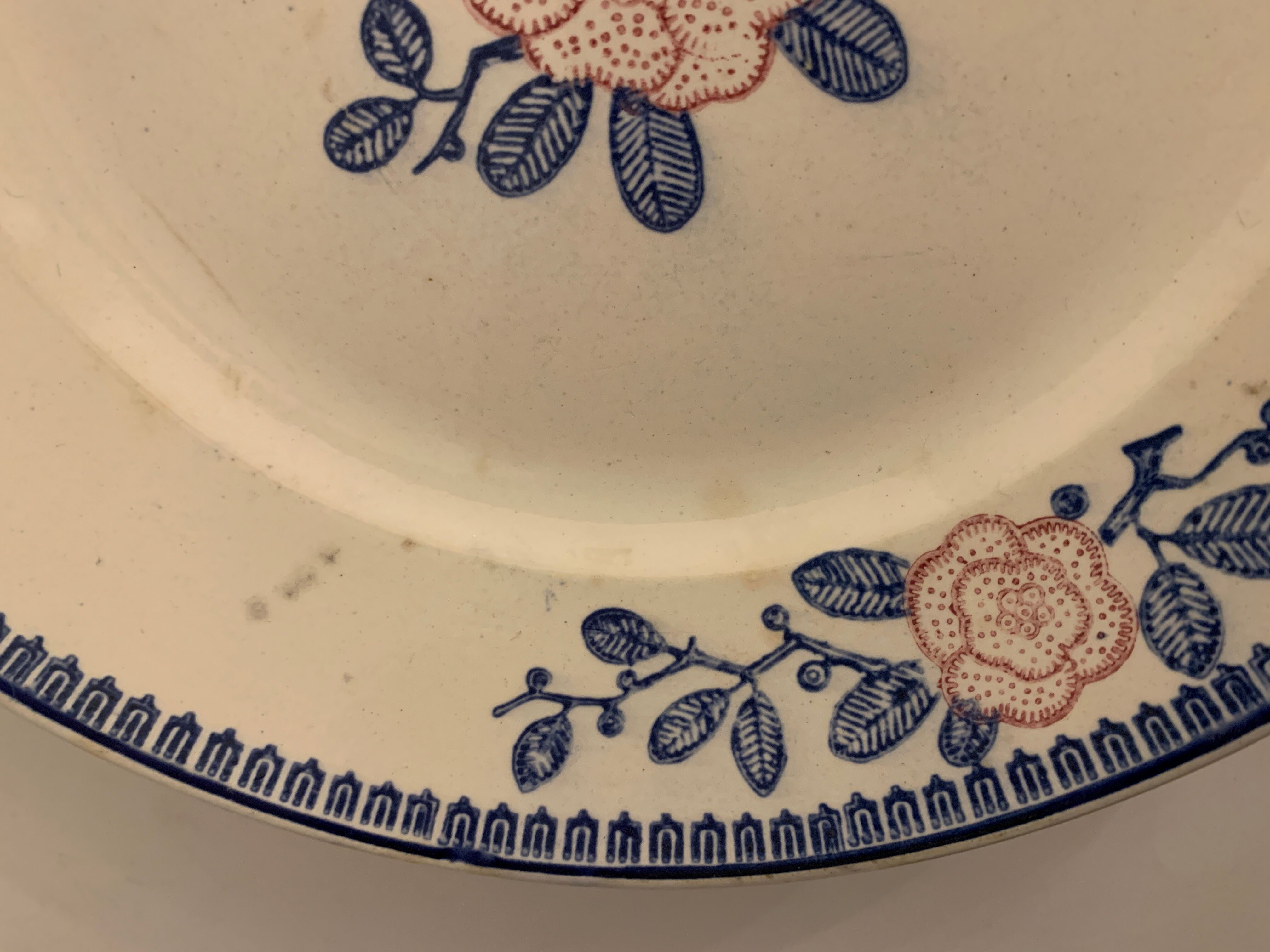 5 Longwy dessert plates, Venice model, art deco