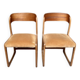 Pair of Baumann Traineau chairs