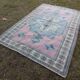 Vintage Turkish Oushak rug 158x233 cm