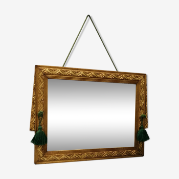 Golden art deco mirror 1930s