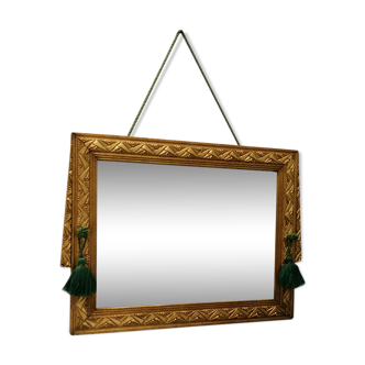 Golden art deco mirror 1930s
