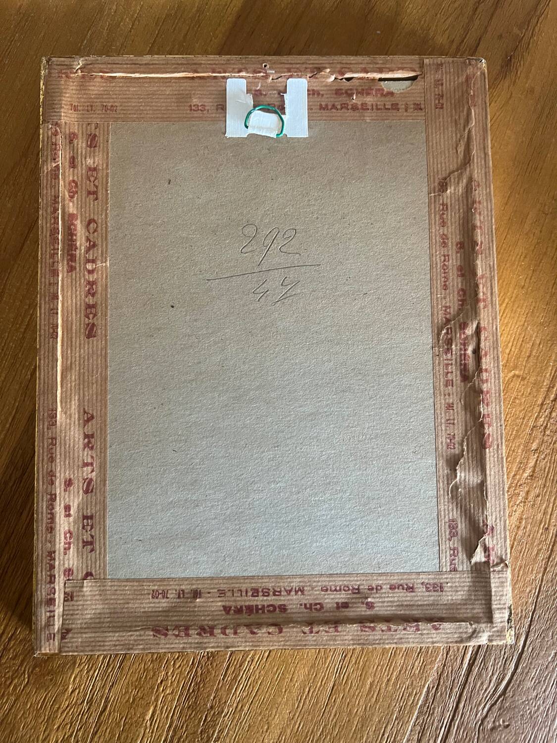 Set of four ornithological engravings signed À. Marlin, 1950.