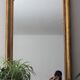 Large mirror Louis Philippe "gendarme hat" 84x138cm