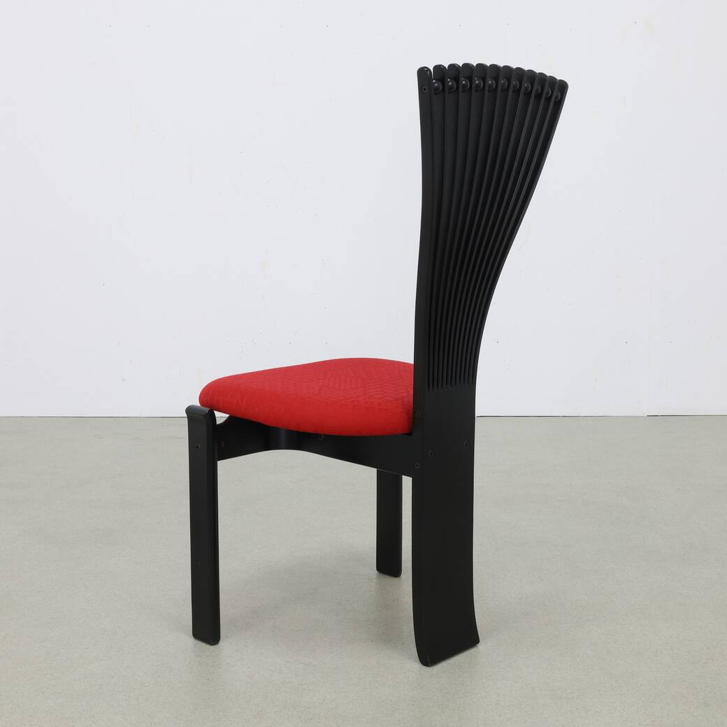 6x Postmodern Dining Chair by Torstein Nilsen for Westonofa, 1980s