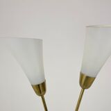 Lampadaire Art déco en laiton, années 1930