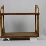 Rattan shelf