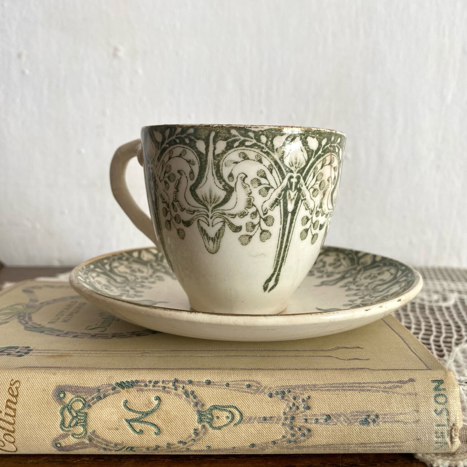 Ironstone cup Creil and Montereau