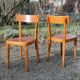 10 chaises bistrot, années 50-60