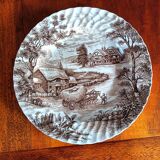 Ridgway round dish. Hayride