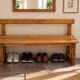 Petit banc en bois déco