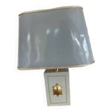 Vintage lamps decorated with golden turtles, 1970s