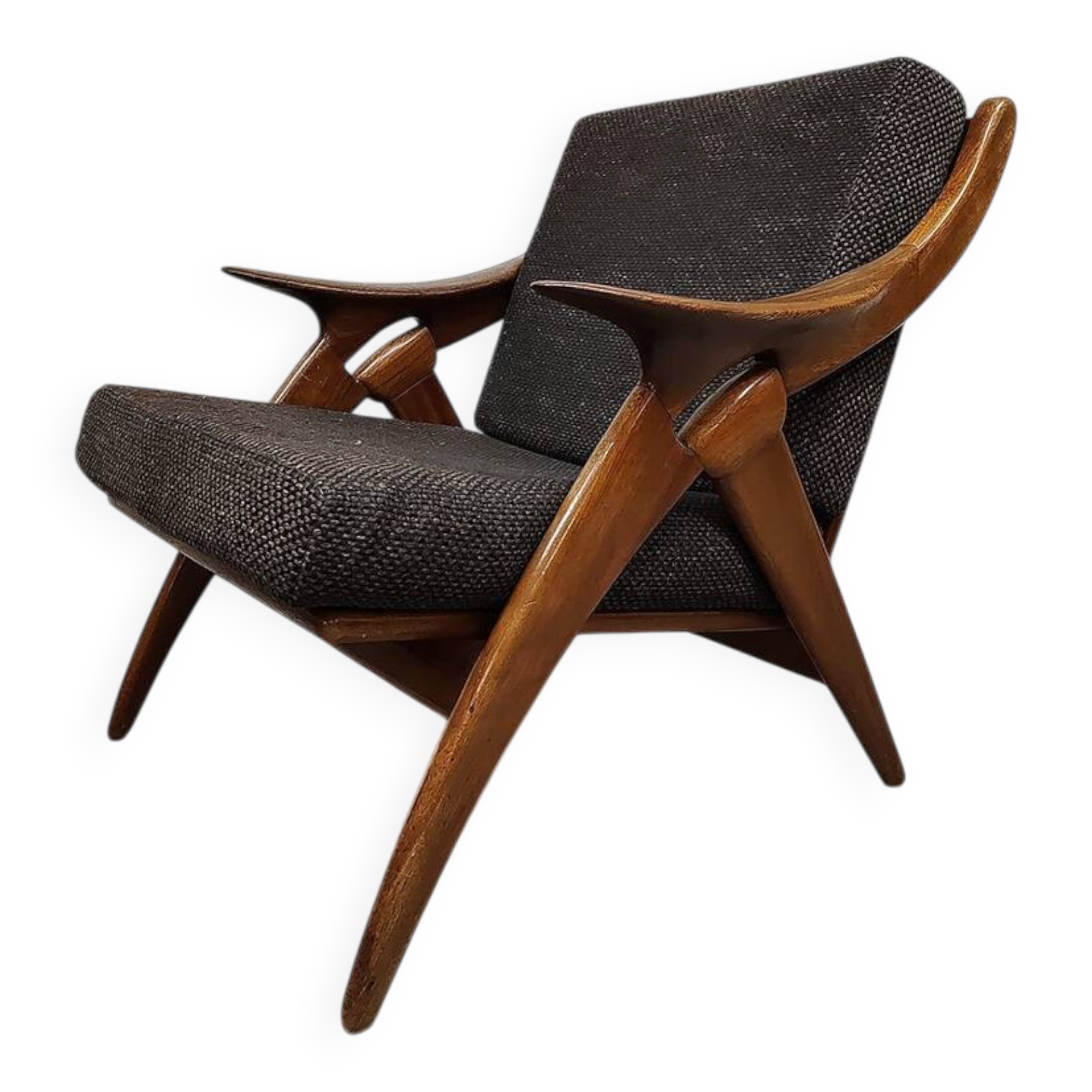 Dutch design 'De Knoop' easy chair armchair De Ster Gelderland 1960s