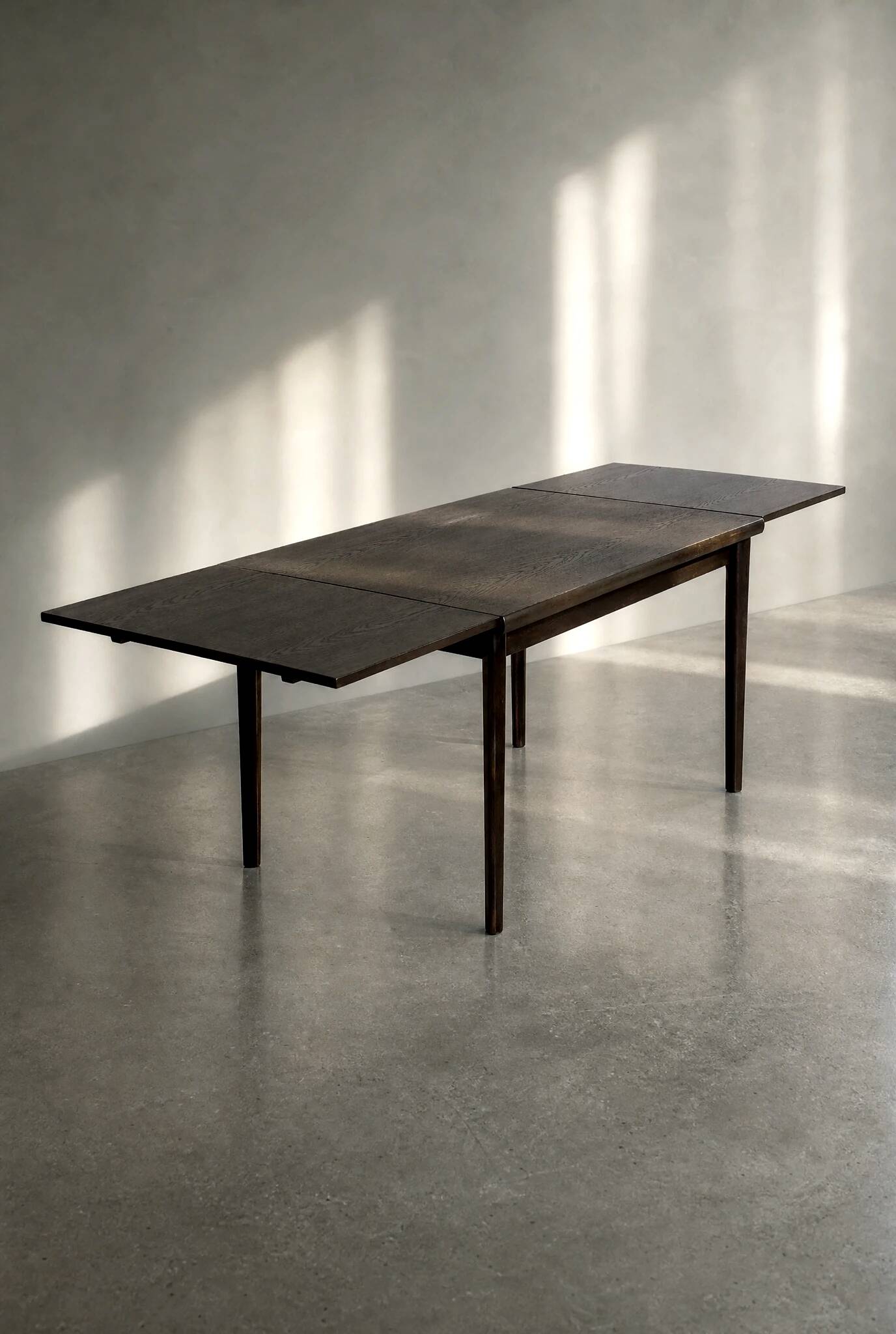 Vintage Mid-Century Danish Modern Oak Folding Dining Table from Am Møbler