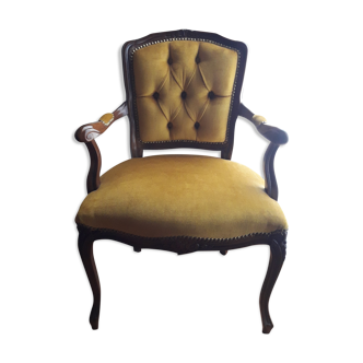 Fauteuil velours