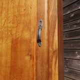Renovated wooden cloakroom