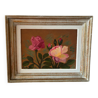 Roses signed Delaine