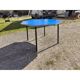 Vintage octagonal communal table