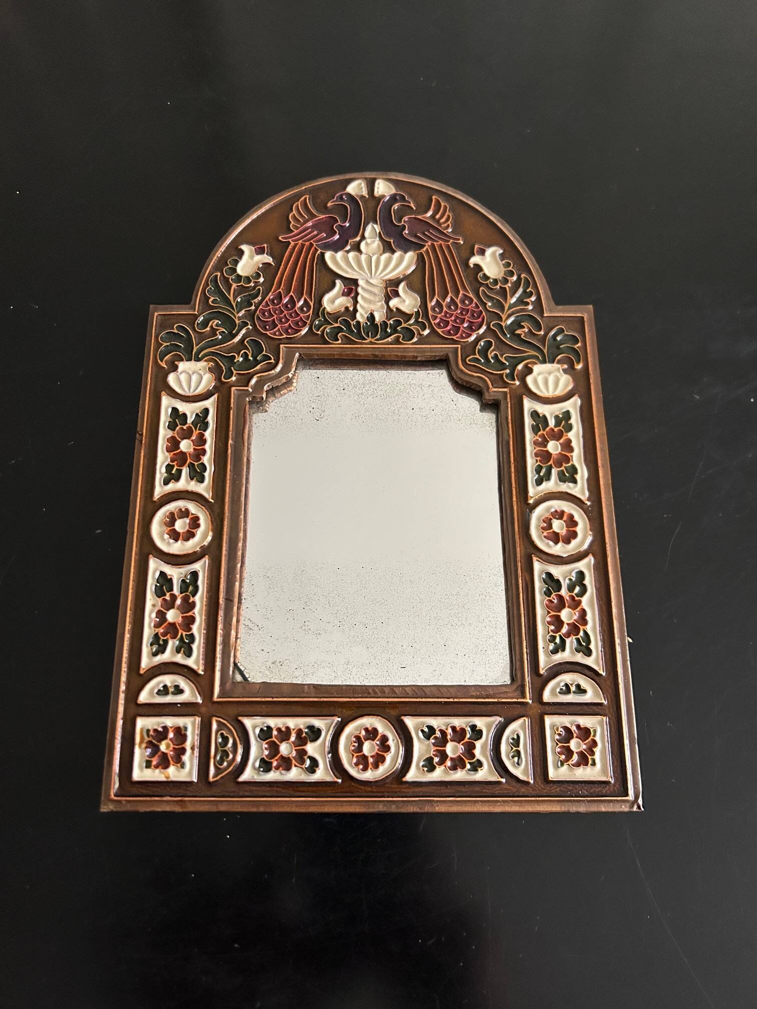 Enameled mirror 1970
