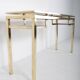 Console en laiton de Guy Lefevre, années 70
