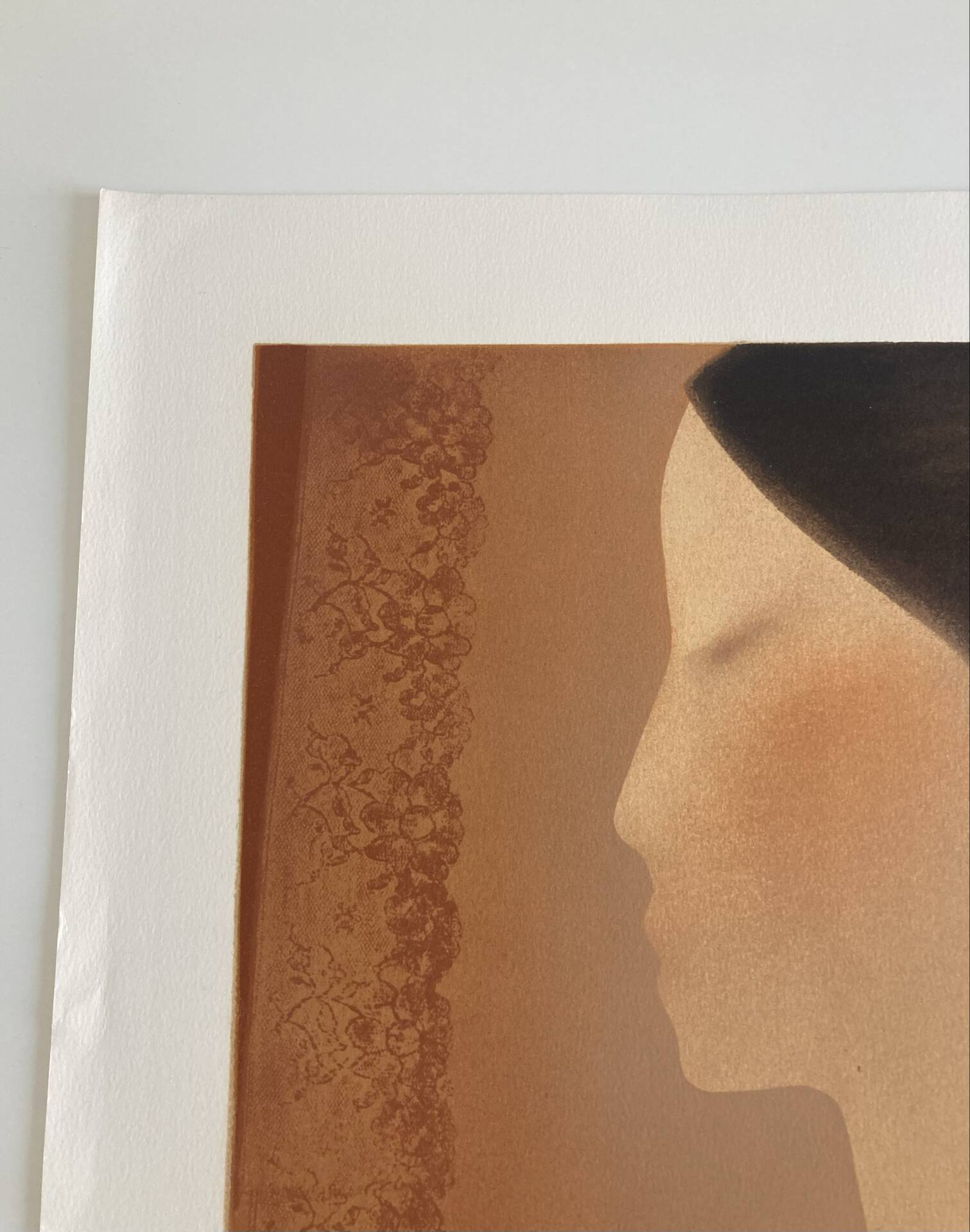 Lithograph (EA) signed Balitran - Portrait of a woman - Art Deco