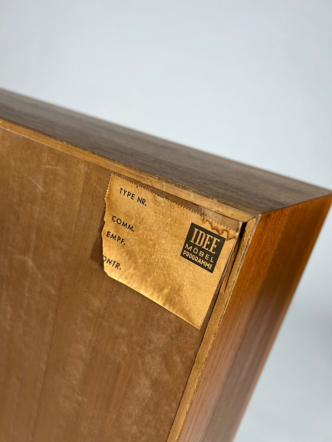 Vintage teak chest of drawers sideboard hallway cabinet 60s mid-century 70s