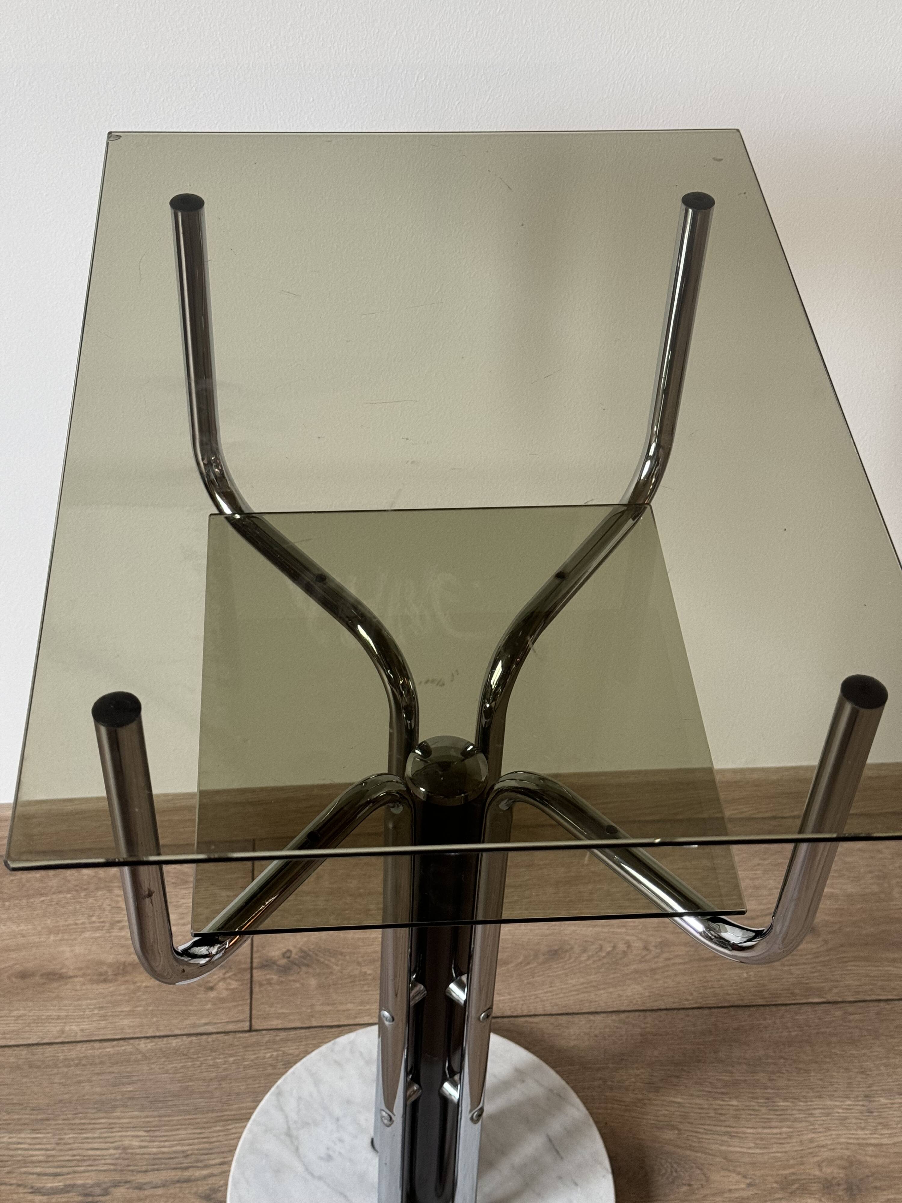 70s pedestal table