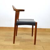 4 Fauteuils Danois en Teck Jacob Hermann  Randers Mobelfabrik 1960