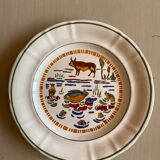 6 assiettes à dessert Longwy