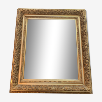 Miroir ancien cadre XIX eme siècle 83x72cm