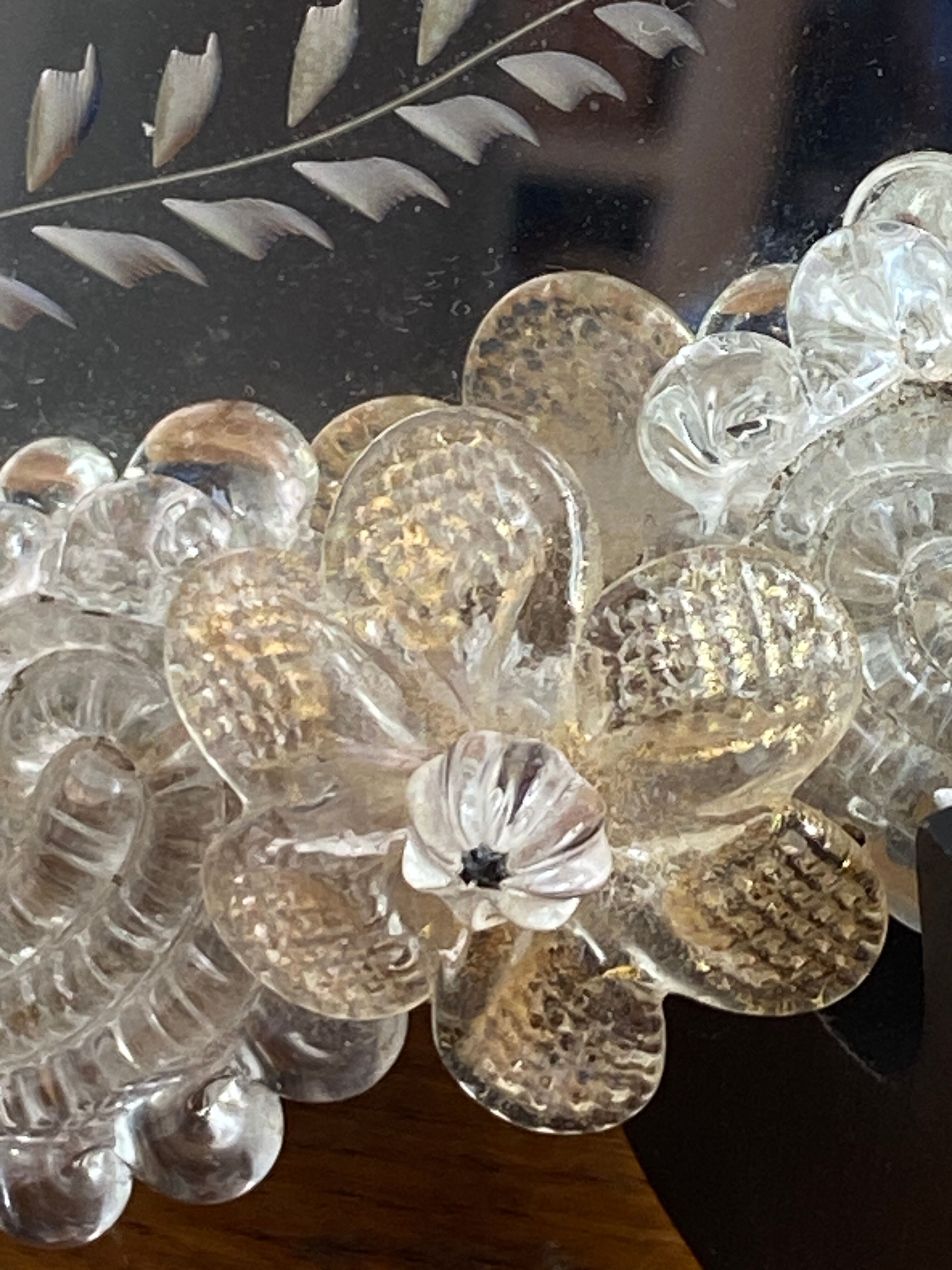 Venetian mirror made of Murano glass