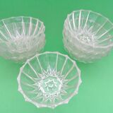 Salad with glass ramekins