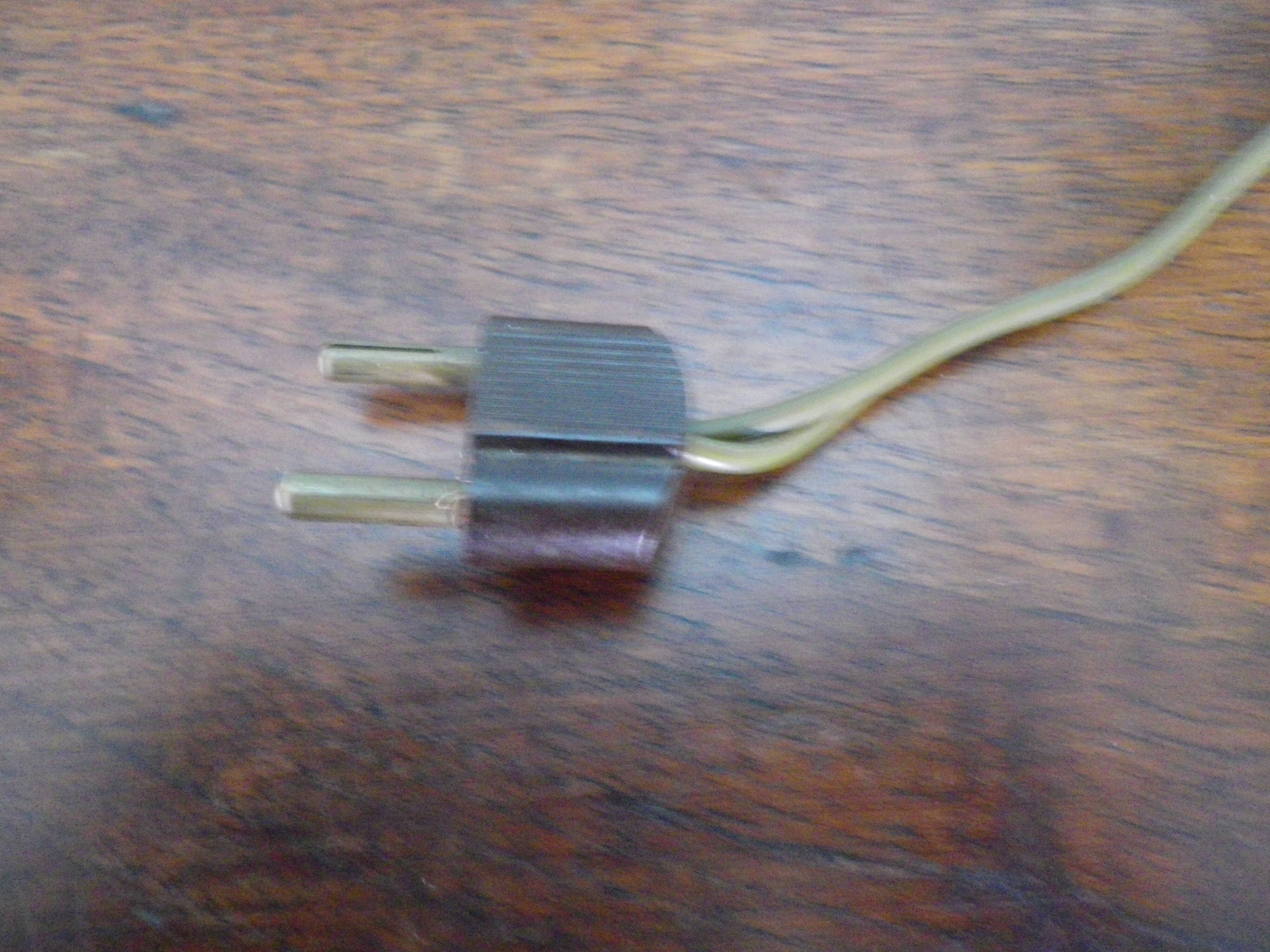 Wooden Desk Lamp with Geometric Design and Fabric Shade, France