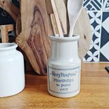 Grey Poupon stoneware mustard pot