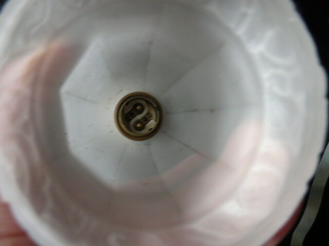 art deco wall lamp porcelain tulip glass