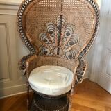 Armchair Emmanuelle peacock