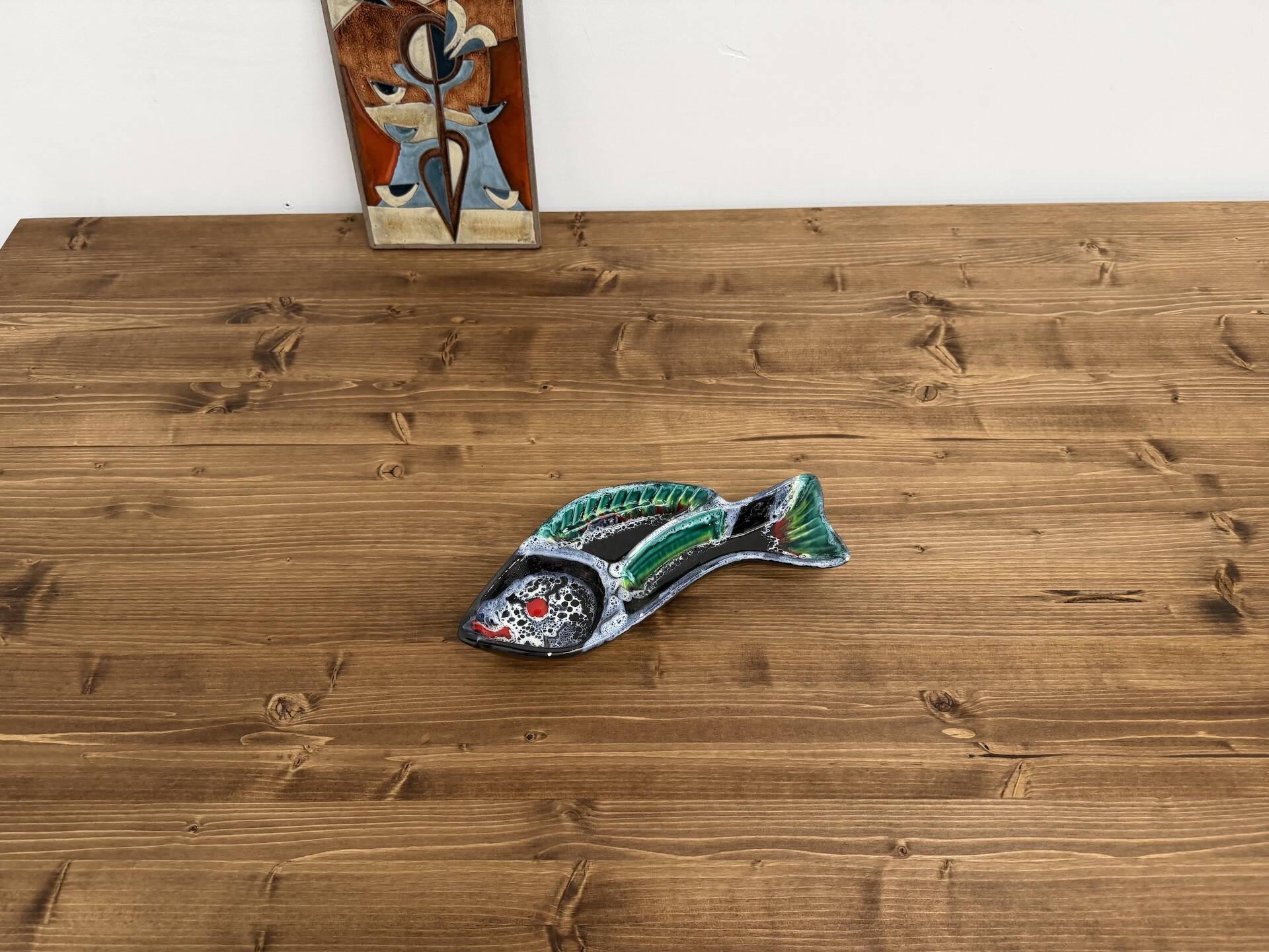 Empty pocket dish "Fish" in Vallauris ceramic from the 1950s-1960s.