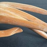 Wooden hand sculpture