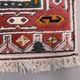 Old Turkish Kazak rug 90x115 cm vintage tribal, square medium 2574