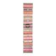Vintage Turkish Hand-Knotted Wool Cotton Pink Runner Rug 72x398