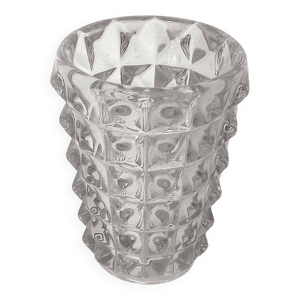 Vase cristal pointe de - diamant