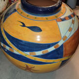 Large oriental ball vase