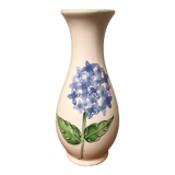 Porcelain Vase with Relief Painting of Forget Me Nots